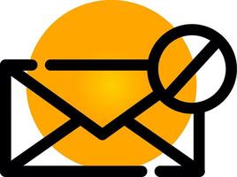 Email Block Creative Icon Design vector