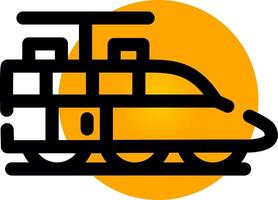 Train Creative Icon Design vector