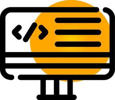 web programación creativo icono diseño vector