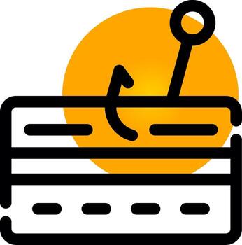 Line Circle Gradient Design vector