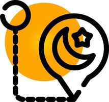 Pilgrimage Creative Icon Design vector