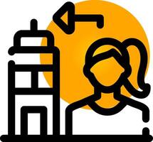 B2C Creative Icon Design vector