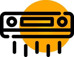 Air Conditioning Creative Icon Design vector