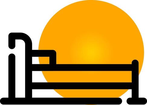 Bed Creative Icon Design vector