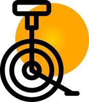 Unicycle Creative Icon Design vector