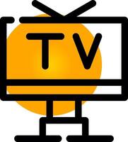 Tv Creative Icon Design vector