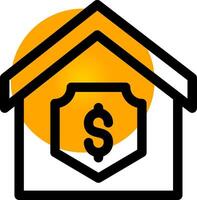 Home Insurance Creative Icon Design vector
