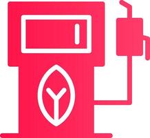 Eco petrol pump Creative Icon Design vector