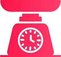 Weighing Machine Creative Icon Design vector