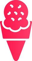 Ice Cream Creative Icon Design vector