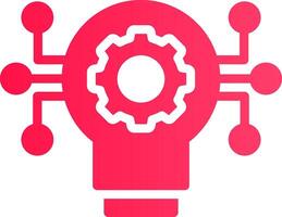 Technology Disruption Creative Icon Design vector