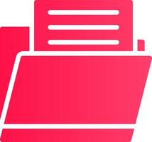 documento carpeta creativo icono diseño vector