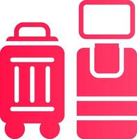 Self Check In Creative Icon Design vector