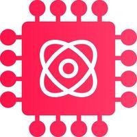 Quantum Technology Creative Icon Design vector