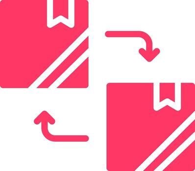 diseño de icono creativo de reemplazo vector