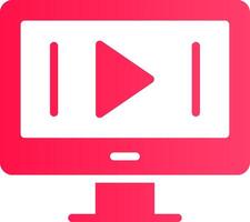 Video Marketing Creative Icon Design vector