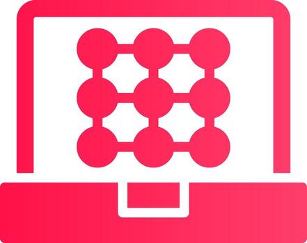 Pattern Recognition Creative Icon Design vector