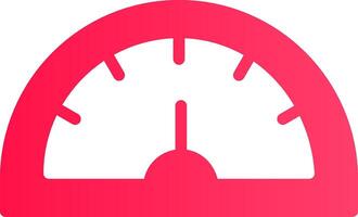 Speedometer Creative Icon Design vector