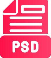 diseño de icono creativo de archivo psd vector