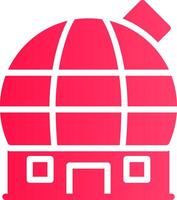 Observatory Creative Icon Design vector