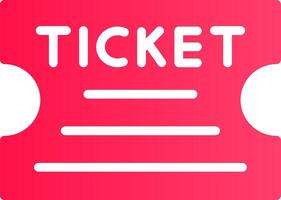 Ticket Creative Icon Design vector