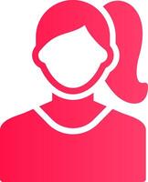 Woman Creative Icon Design vector