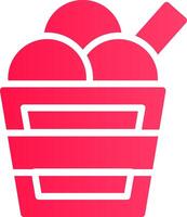 Ice Cream Creative Icon Design vector