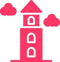 Tower Creative Icon Design vector