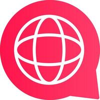global servicios creativo icono diseño vector