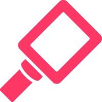 Hand Mirror Creative Icon Design vector