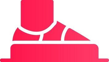 Sneakers Creative Icon Design vector