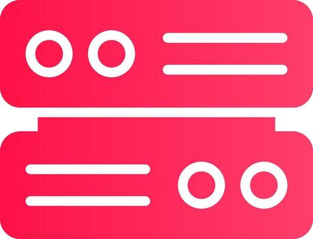 Server Creative Icon Design vector