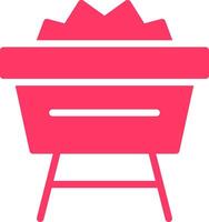 Mine Cart Creative Icon Design vector