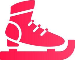 Ice Skates Creative Icon Design vector