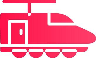 Electric Train Creative Icon Design vector