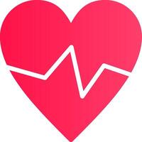 Heart Rate Creative Icon Design vector