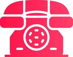 Telephone Creative Icon Design vector