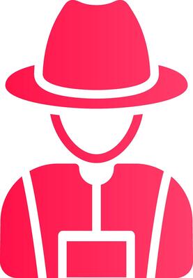 Farmer Creative Icon Design