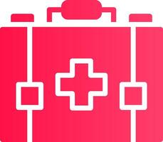 First Aid Kit Creative Icon Design vector