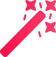 Magic Wand Creative Icon Design vector