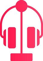 Headphone Creative Icon Design vector