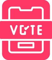 votar diseño de icono creativo vector