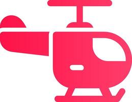 Helicopter Creative Icon Design vector