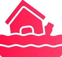 Flood Creative Icon Design vector