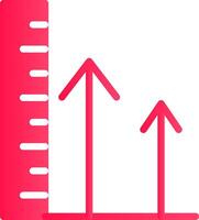 Height Creative Icon Design vector