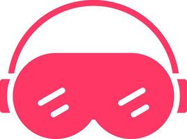 Ski Goggles Creative Icon Design vector