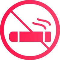 Smoking Area Creative Icon Design vector