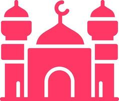 Mosque Creative Icon Design vector