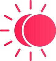 Eclipse Creative Icon Design vector