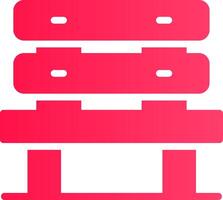 Bench Creative Icon Design vector